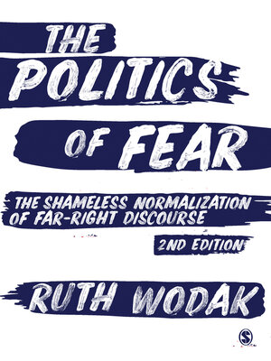 cover image of The Politics of Fear